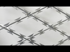 Сильная острый бритва колючая лента проволока горячее погружение оцинкованный 2,5 мм Bto-22 безопасности