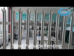 Высокобезопасное ограждение из стального фасада