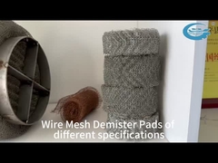 316 SS Wire Mesh Demister Pad Устойчивый сепаратор пара и жидкости для промышленного использования