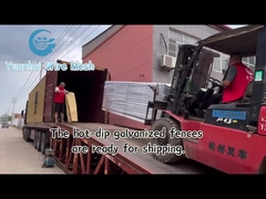 ПВХ покрытый изогнутый / треугольный изгиб Brc сетка ограждения