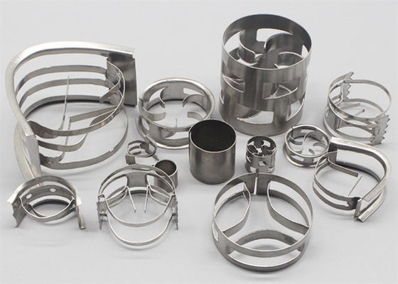 Ss 316 Metal Pall Rings Packing For Gas Scrubbing 38mm*38*0.6mm Iso9001