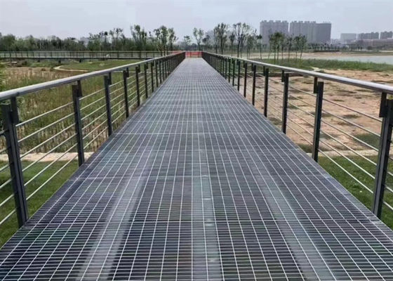 Industry Building Material Steel Grating Floor For Walkway Platform