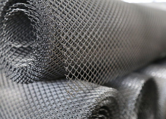 Hole 7 * 12mm Expanded Metal Wire Mesh For Fuel Filter Mesh