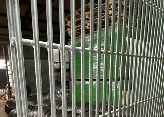 358 Anti Cut Security Fence Panel 2.4m x 3.0m Galvanized Steel Mesh