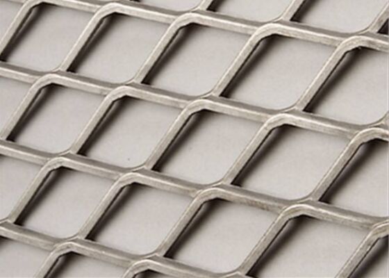 Diamond Pattern Expanded Metal Mesh for Industrial Architectural Applications