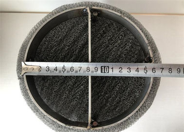 Air Purification Wire Mesh Demister Pad Knitted / Plain Weave Round Hole