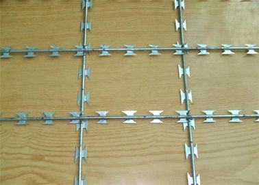 Hot Dipped Galvanized Diamond Concertina Wire Fencing 500mm Coil Diameter