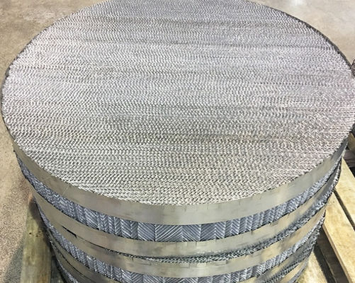 Stainless Steel Tower 500Y Structured Packing SS316 For Scrubbing Column