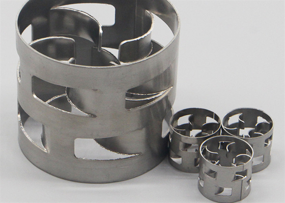 Ss 316 Chemical Metal Random Packing Pall / Ring For Mass Transfer