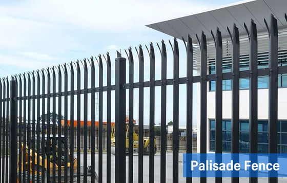 Euro Hot Dip Galvanized Metal Steel Palisade Fence Panels W Panel (Евро горячим погружением оцинкованные металлические и стальные панели ограждения)