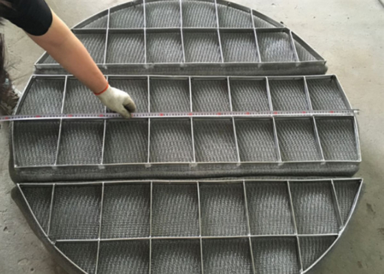 Нержавеющая сталь 304 316 Wire Mesh Demister Pad для авиационного газового жидкостного отделения