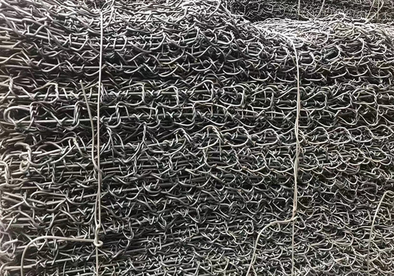 Гальванизированные корзины из габионной проволоки 60*80 мм для предотвращения разрушения скалы