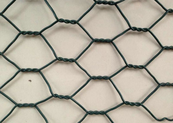 Низкоуглеродистые железные провода габион корзины с отверстием сетки 60x80 мм / 80x100 мм / 10x12 мм