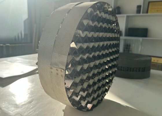 SS304 316L Металлическая структурированная упаковка 500Y/700Y для дистилляции