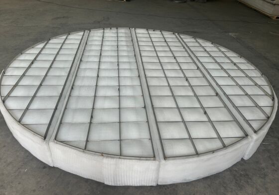 Полипропиленовая проволочная сетка Demister Pad SS304 Рама для мокрой очистки SO2