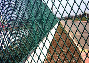 Покрытые порошком расширенные панели загородки металла, ржавчина сетки металла формы диаманта анти-