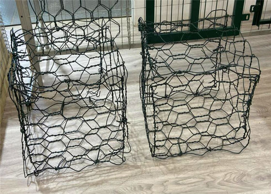 Низкоуглеродистая ячеистая сеть провода 2.4mm 80x100mm Gabion для речного берега